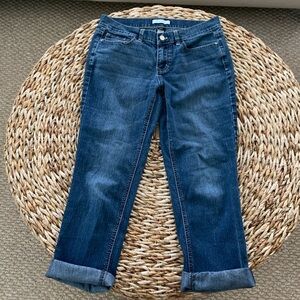 White House Black Market Denim Capri